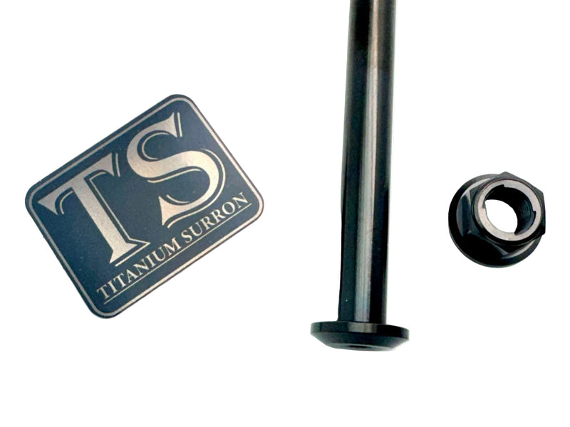 Titanium Rear Axle and Nut - Talaria