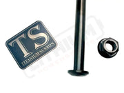 Titanium Rear Axle and Nut - Talaria - Black - Titanium Bolts