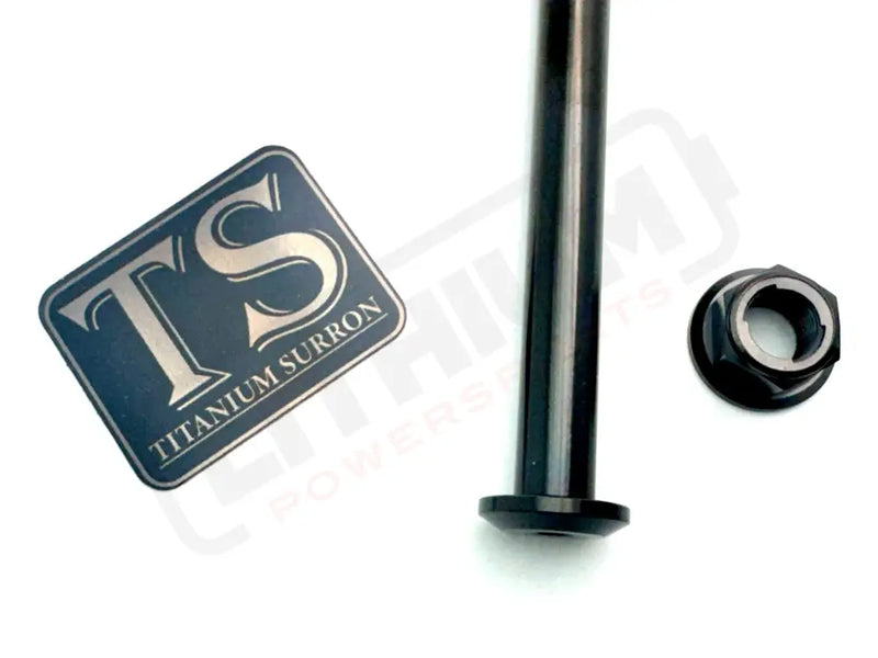 Titanium Rear Axle and Nut - Talaria - Lithium Powersports