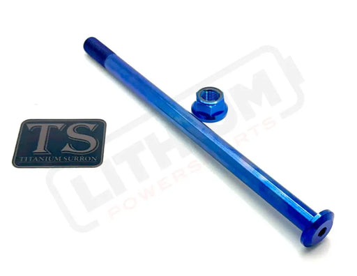 Titanium Rear Axle and Nut - Talaria - Lithium Powersports