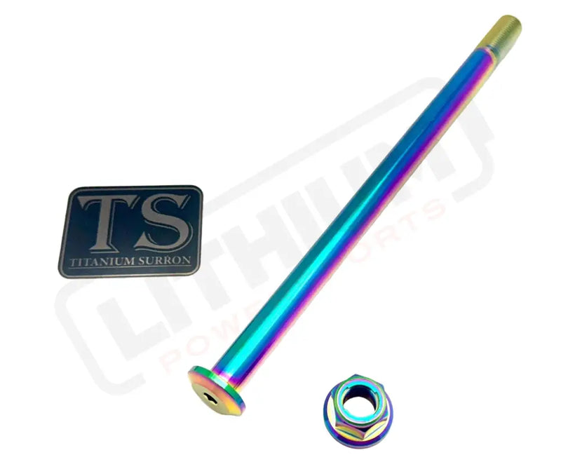 Titanium Rear Axle and Nut - Talaria - Titanium Bolts