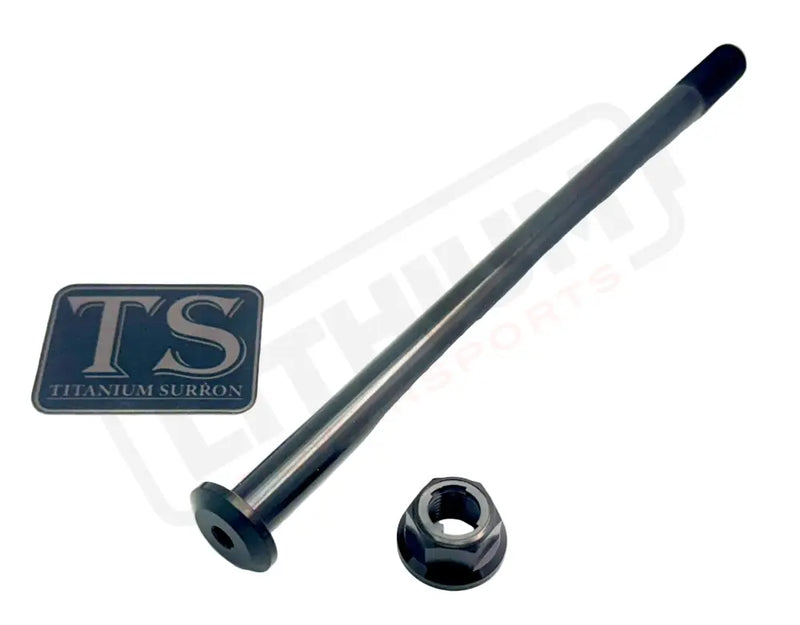 Titanium Rear Axle and Nut - Talaria - Titanium Bolts