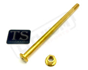 Titanium Rear Axle and Nut - Talaria - Lithium Powersports