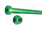 Titanium Rear Axle and Nut - Talaria - Lithium Powersports