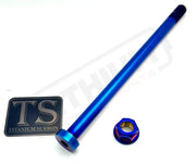 Titanium Rear Axle and Nut - Talaria - Lithium Powersports