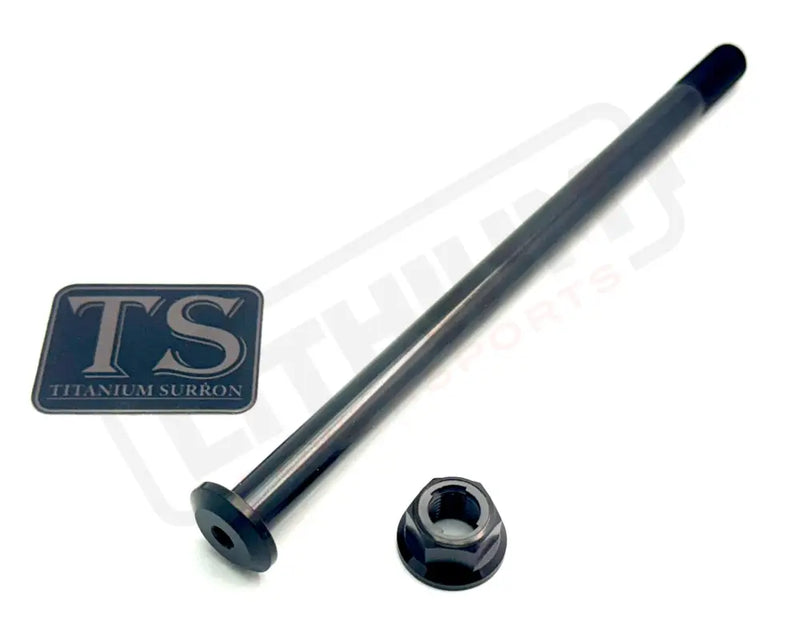 Titanium Rear Axle and Nut - Talaria - Lithium Powersports