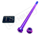 Titanium Rear Axle and Nut - Talaria - Lithium Powersports