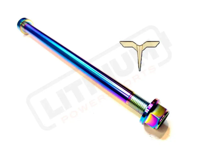 Titanium Rear Axle and Nut - Talaria - Lithium Powersports