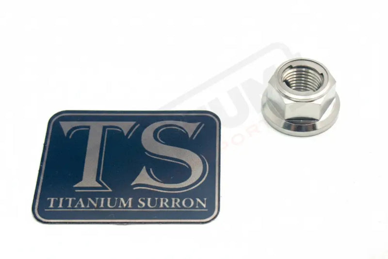 Titanium Rear Axle Nut - E-Moto - Titanium Bolts