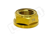 Titanium Rear Axle Nut - E-Moto - Gold / M20 - Surron Ultra Bee - Titanium Bolts