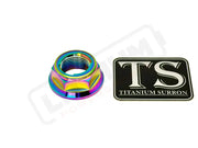 Titanium Rear Axle Nut - E-Moto - Rainbow / M20 - Altis Sigma 2026 - Titanium Bolts