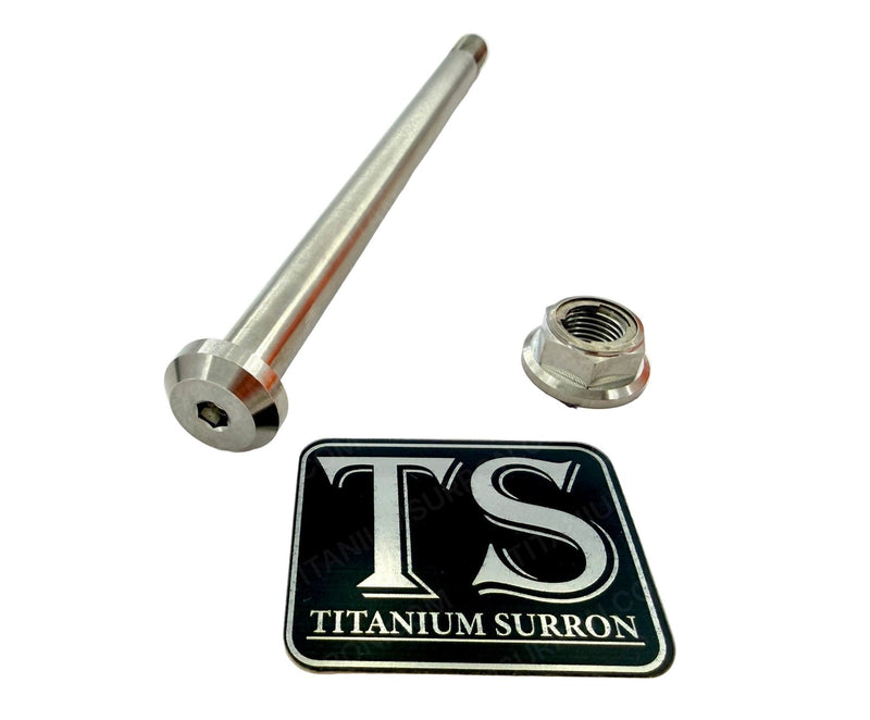 E-Ride Pro SS 2.0/ Pro S Titanium Rear Axle and Nut (2 Pieces)