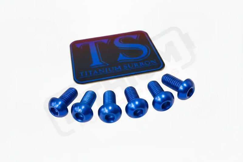 Titanium Rear Rotor Bolts - E-moto - Blue / 1. Surron LBX (most e-moto - see list) - Titanium Bolts