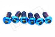 Titanium Rear Rotor Bolts - E-moto - Burnt Blue / 1. Surron LBX (most e-moto - see list) - Titanium Bolts