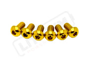 Titanium Rear Rotor Bolts - E-moto - Gold / 1. Surron LBX (most e-moto - see list) - Titanium Bolts