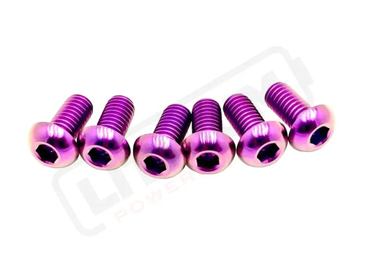 Titanium Rear Rotor Bolts - E-moto - Purple / 1. Surron LBX (most e-moto - see list) - Titanium Bolts