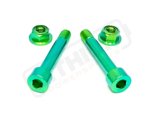 Titanium Rear Shock Mount Hardware (4 Pieces) E-Ride Pro - Green / Pro SS 2.0/ Pro S - Titanium Bolts