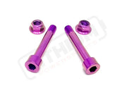 Titanium Rear Shock Mount Hardware (4 Pieces) E-Ride Pro - Purple / Pro SS 2.0/ Pro S - Titanium Bolts