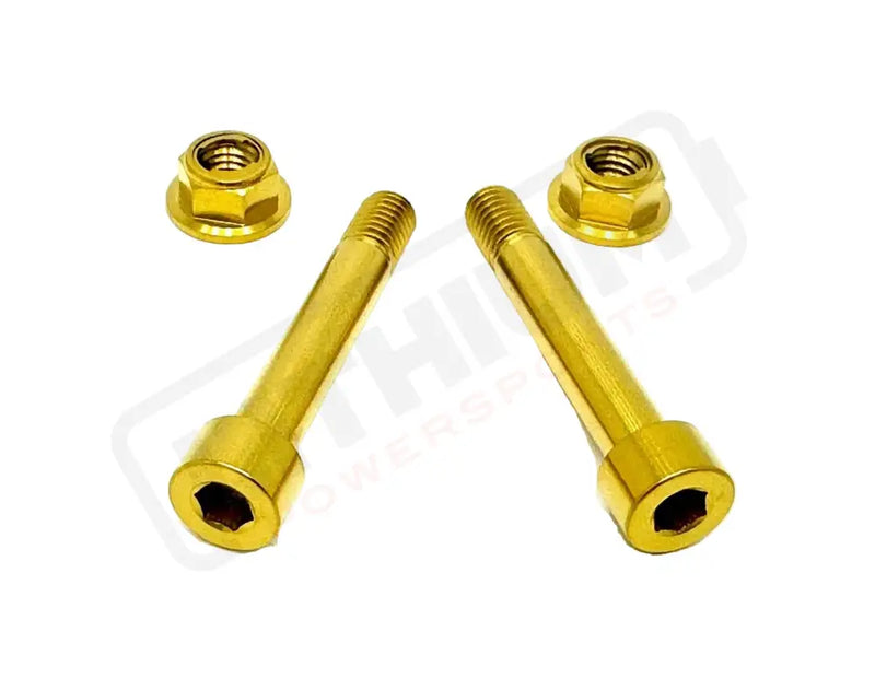 Titanium Rear Shock Mount Hardware (4 Pieces) Rerode R1 - Gold - Titanium Hardware