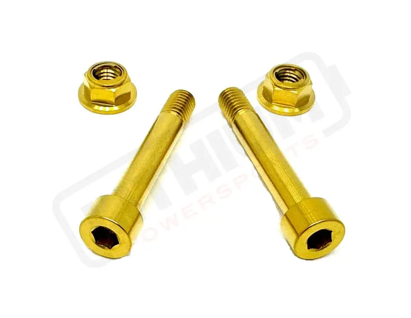 Titanium Rear Shock Mount Hardware (4 Pieces) Rerode R1 - Gold - Titanium Bolts