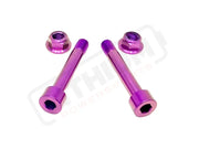 Titanium Rear Shock Mount Hardware (4 Pieces) Rerode R1 - Purple - Titanium Hardware