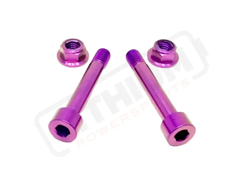 Titanium Rear Shock Mount Hardware (4 Pieces) Rerode R1 - Purple - Titanium Hardware