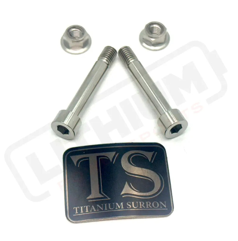 Titanium Rear Shock Mount Hardware (4 Pieces) Rerode R1 - Lithium Powersports