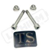 Titanium Rear Shock Mount Hardware (4 Pieces) Rerode R1 - Silver - Titanium Hardware