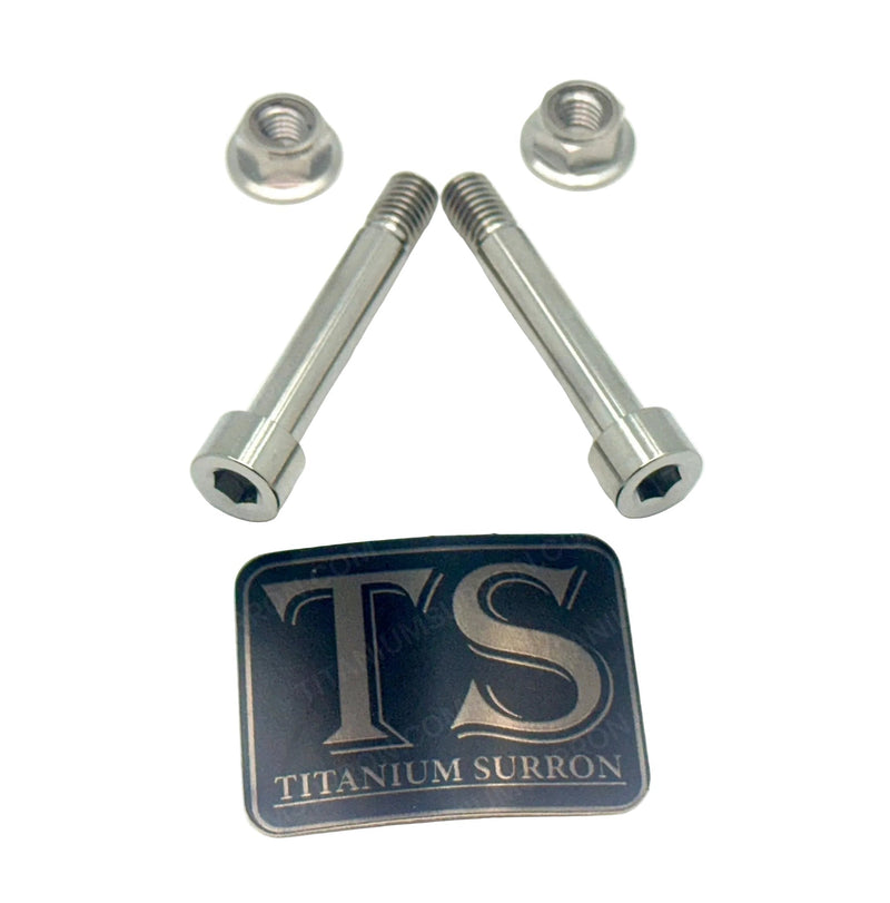 Titanium Rear Shock Mount Hardware (4 Pieces) Altis Sigma