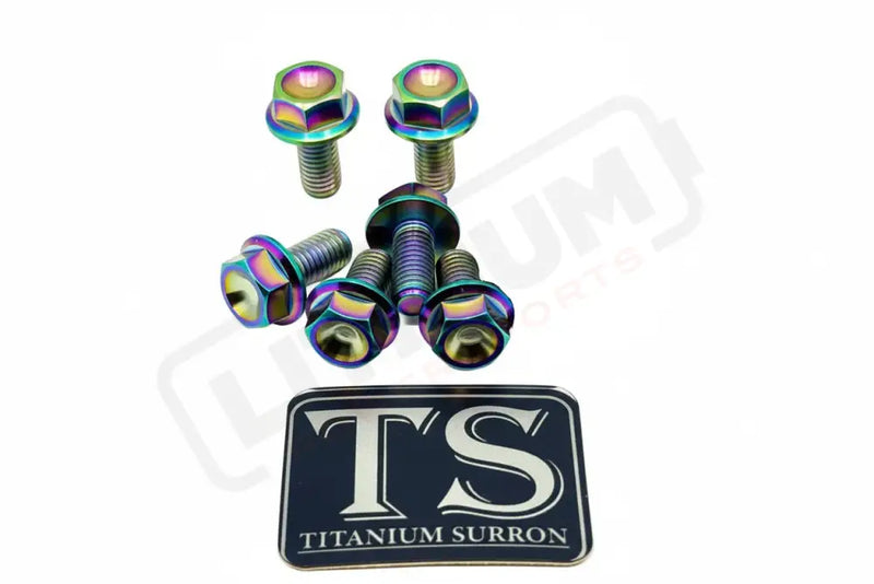 Titanium Rear Sprocket Bolts - E-Moto - Titanium Bolts