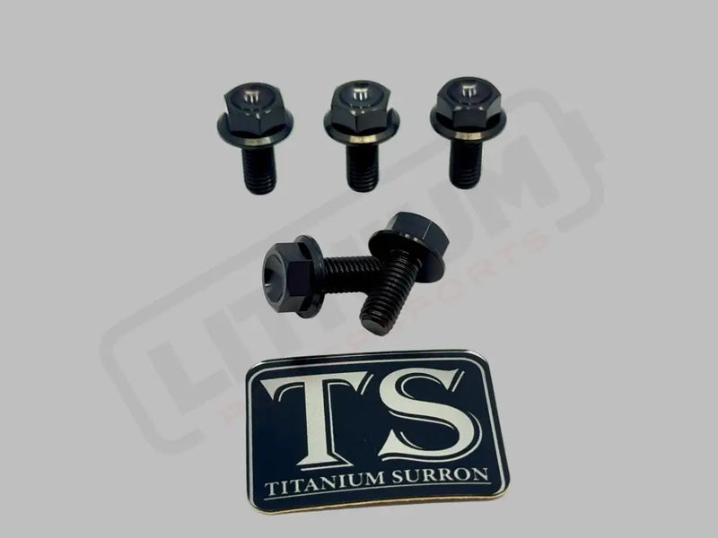 Titanium Rear Sprocket Bolts - E-Moto - Titanium Bolts