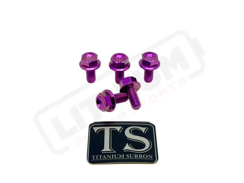 Titanium Rear Sprocket Bolts - E-Moto - Titanium Bolts