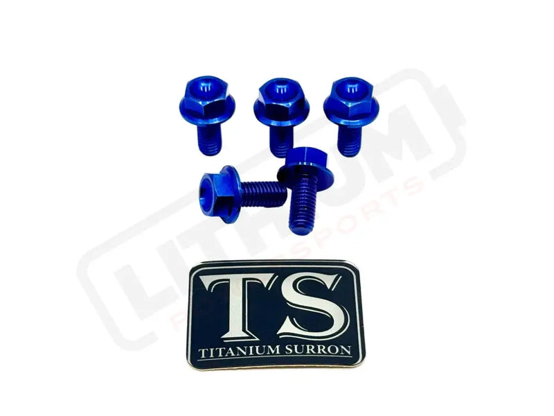 Titanium Rear Sprocket Bolts - E-Moto - Titanium Bolts