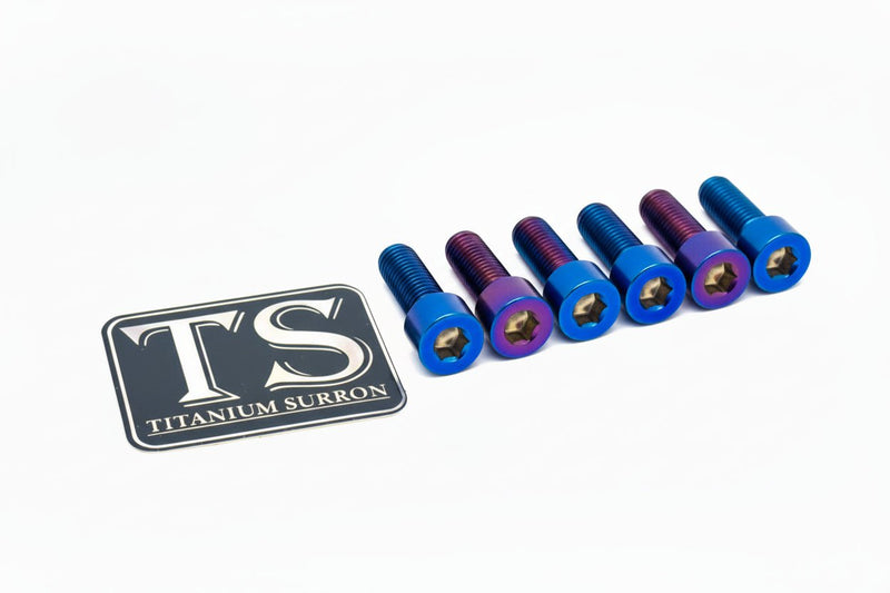 Titanium Rear Sprocket Bolts - E-Moto