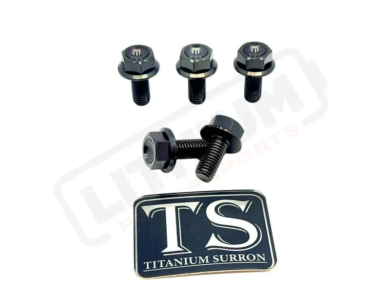 Titanium Rear Sprocket Bolts - E-Moto - Titanium Bolts