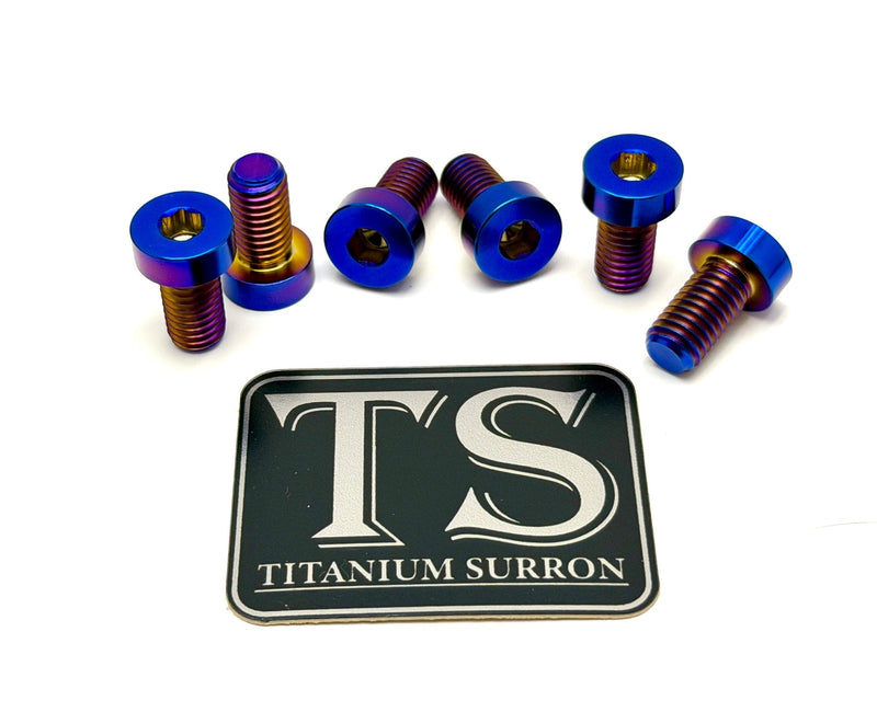Titanium Rear Sprocket Bolts - E-Moto