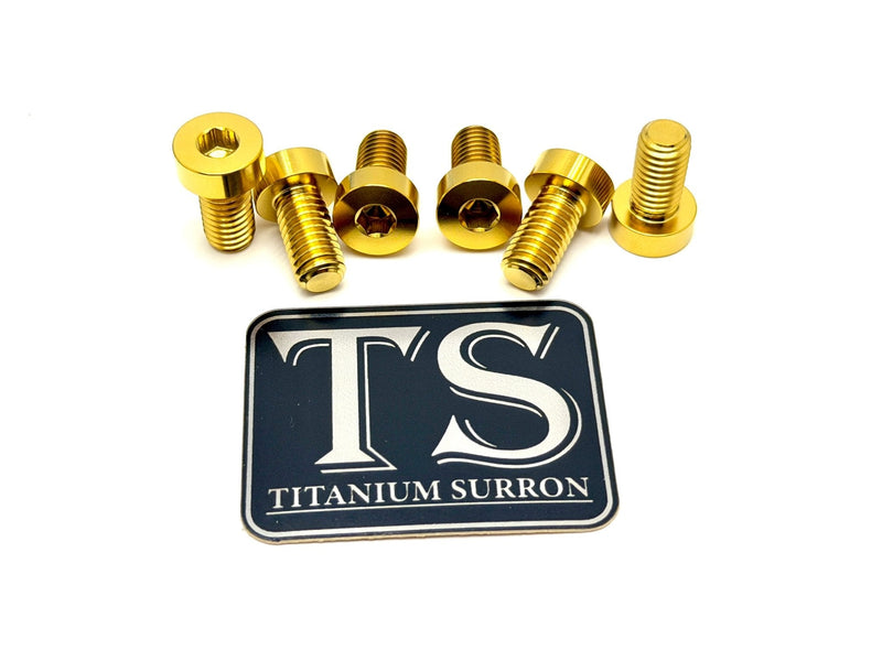 Titanium Rear Sprocket Bolts - E-Moto