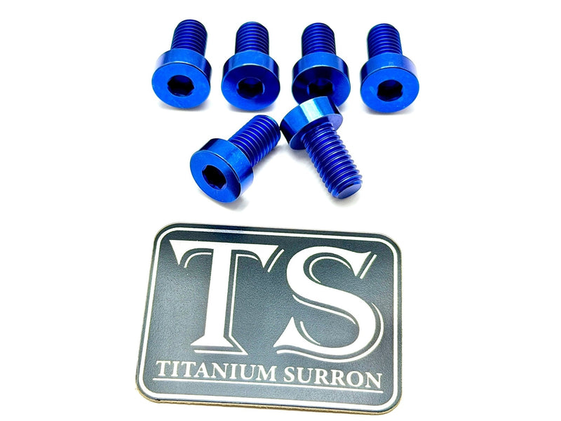 Titanium Rear Sprocket Bolts - E-Moto