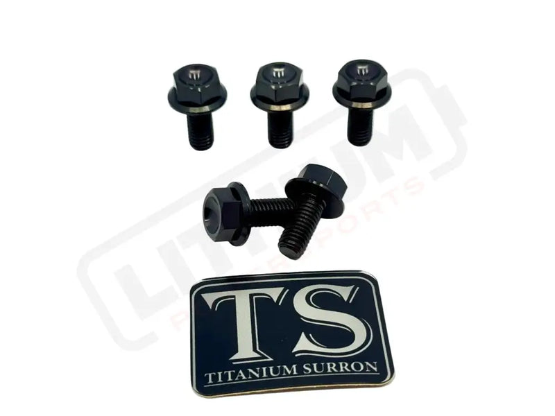 Titanium Rear Sprocket Bolts - E-Moto - Titanium Bolts