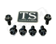 Titanium Rear Sprocket Bolts - E-Moto - Black / Surron Ultra Bee (Hex-head) - Titanium Bolts