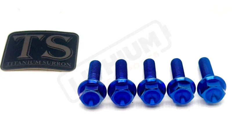 Titanium Rear Sprocket Bolts - E - Moto - Lithium Powersports