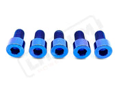 Titanium Rear Sprocket Bolts - E-Moto - Blue / Surron LBX (Socket Head. Most light e-moto. See list above) - Titanium