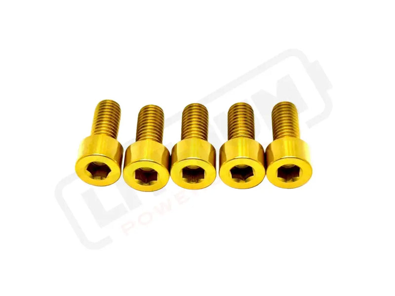 Titanium Rear Sprocket Bolts - E-Moto - Gold / Surron LBX (Socket Head. Most light e-moto. See list above) - Titanium
