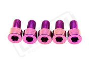 Titanium Rear Sprocket Bolts - E-Moto - Purple / Surron LBX (Socket Head. Most light e-moto. See list above) - Titanium