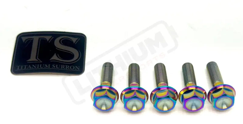 Titanium Rear Sprocket Bolts - E - Moto - Lithium Powersports