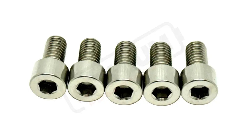 Titanium Rear Sprocket Bolts - E-Moto - Silver (raw) / Surron LBX (Socket Head. Most light e-moto. See list above)