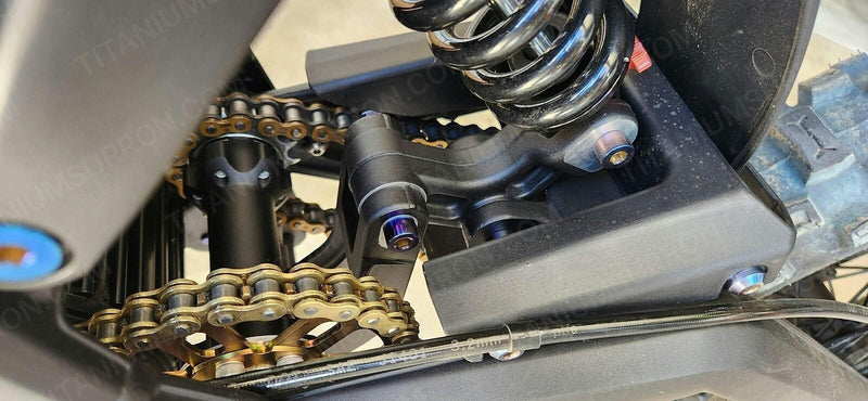 Titanium Rear Suspension/ Linkage Bolt Kit for E-Ride Pro