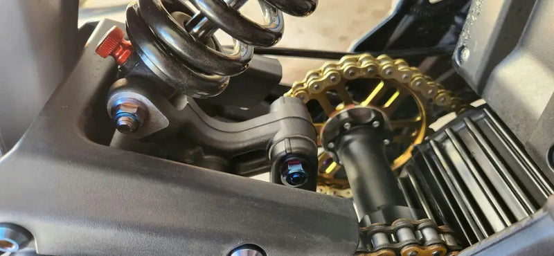 Titanium Rear Suspension/ Linkage Bolt Kit for E-Ride Pro - Titanium Bolts