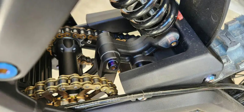 Titanium Rear Suspension/ Linkage Bolt Kit for E-Ride Pro - Titanium Bolts