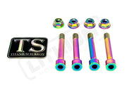 Titanium Rear Suspension/ Linkage Bolt Kit for E-Ride Pro - Rainbow - Titanium Bolts